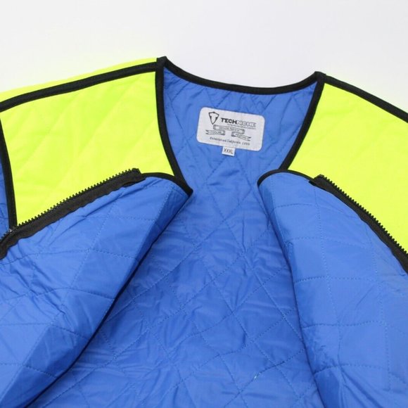 Techniche 6529-Limhivizm Medium XXX LARGE Cooling Vest, Hi-Vis Lime - Picture 6 of 10